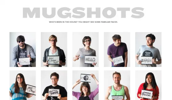 Bright Bright Great has a fun take on the 'Our Team' page.