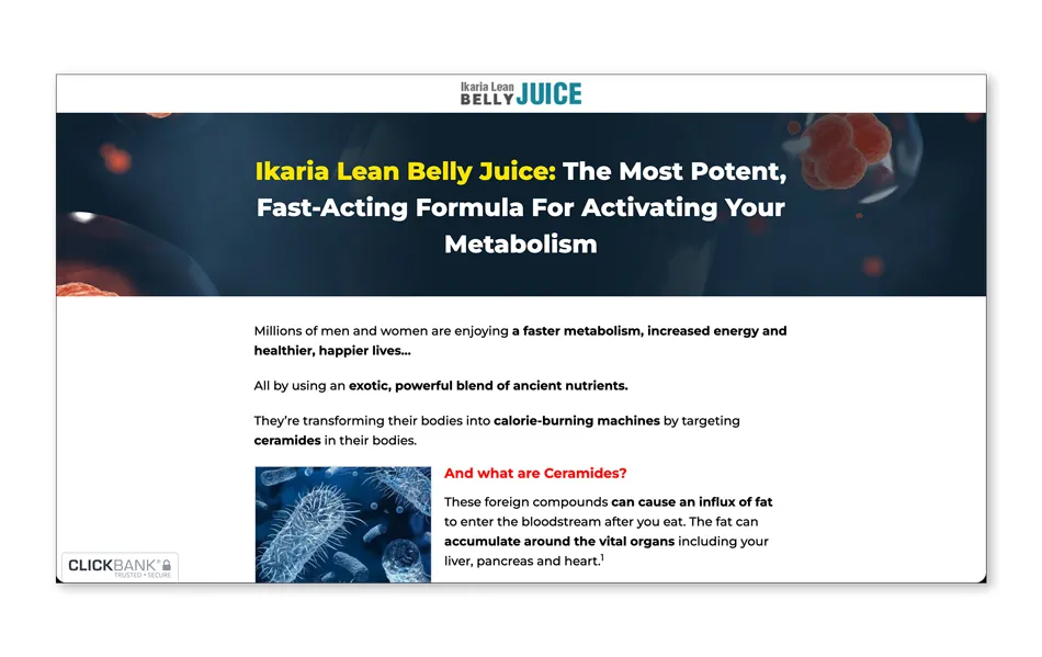 Ikaria Lean Belly Juice